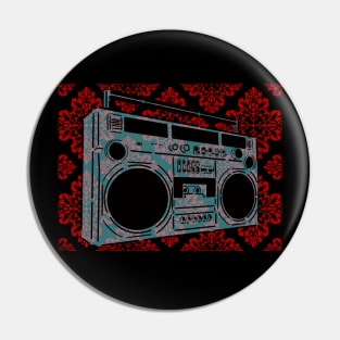 Boombox Pin