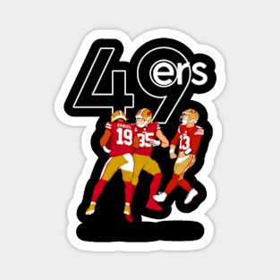 George kittle x Deebo Samuel x Brock Purdy - 49ers Magnet