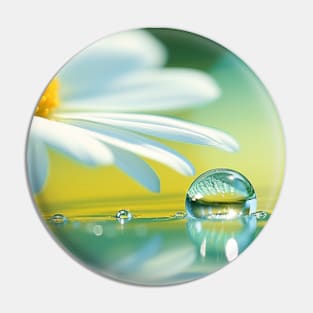 Daisy Flower Petal Nature Serene Calm Pin