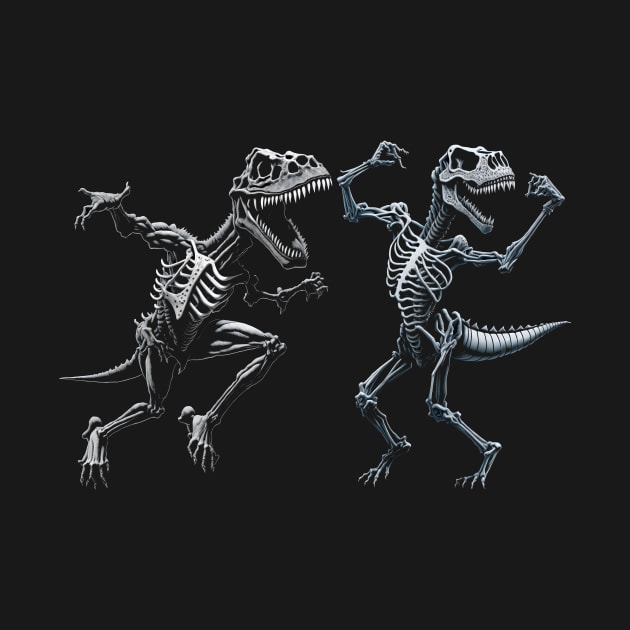 Skeleton rex dancing by sopiansentor8