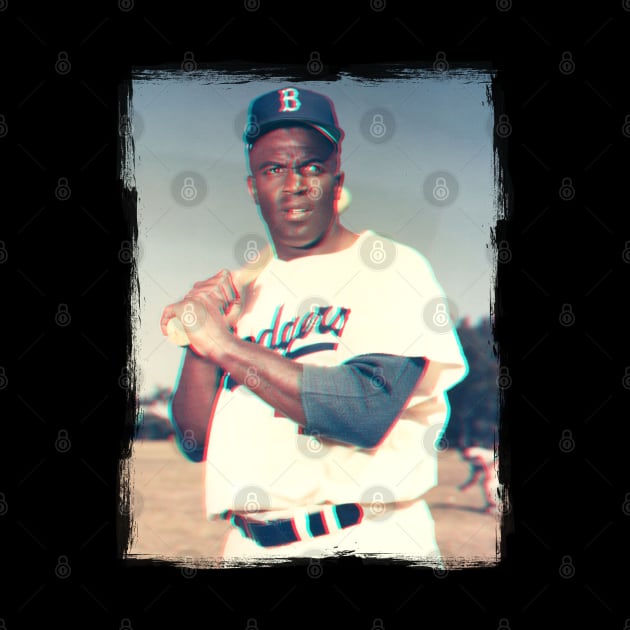 Jackie Robinson 3D effect by Buff Geeks Art