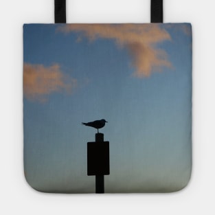 Scottish Photography Series (Vectorized) - Birdie on the Post Tote