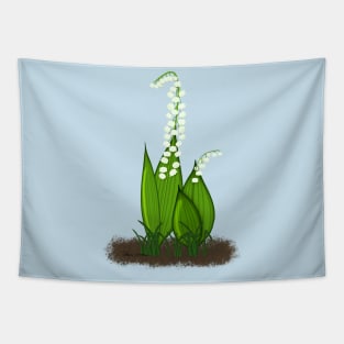 Lily of The Valley Tapestry