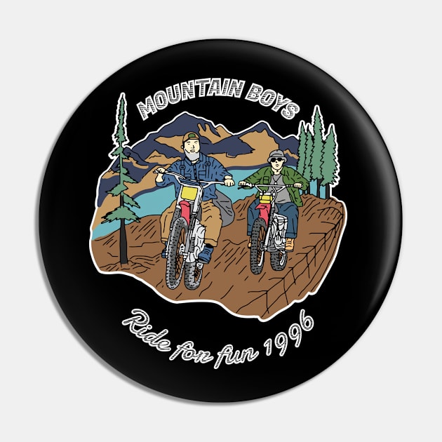 Mountain Boys Pin by kalemstudio