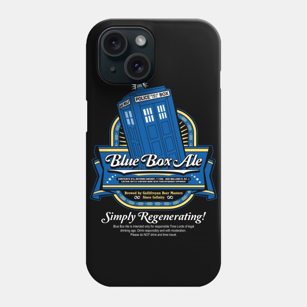 Blue Box Ale Phone Case by TeeNinja