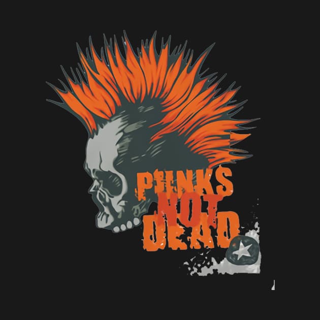 Punk Not Dead Skull Edition by asokabudaya