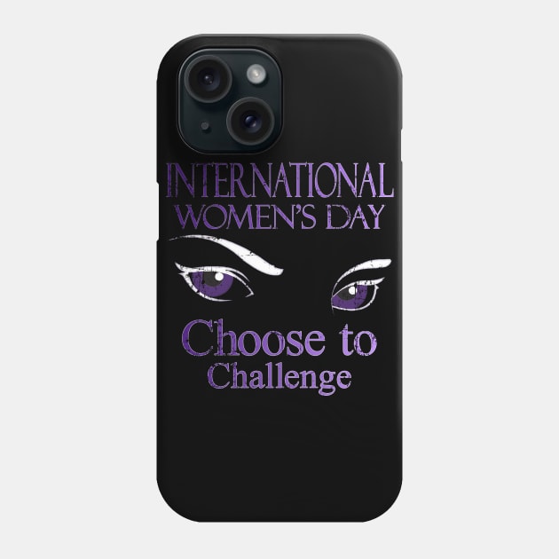 International Women's Day 2021 Choose to Challenge Celebrate Phone Case by alcoshirts