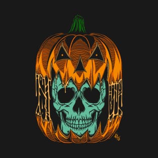 Pumpkin skull T-Shirt