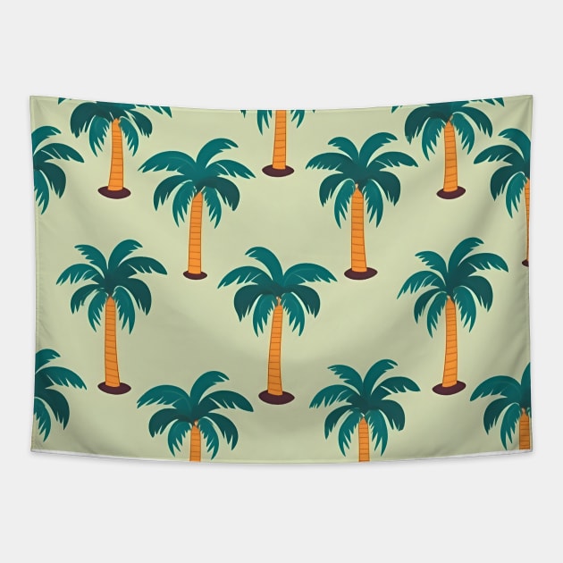 Cute Coconut Tree Tapestry by StudioThink