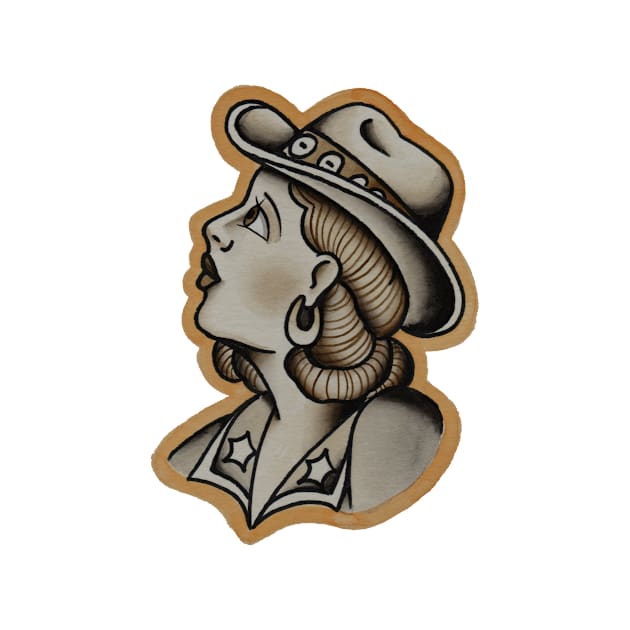 Vintage style cowgirl design by Jamiee6610