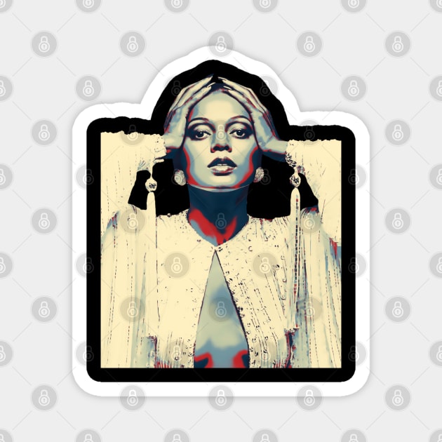 Retro girls diana ross Magnet by MasterMind_Designer