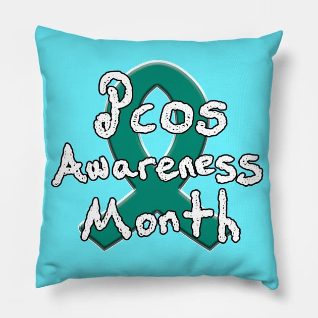 PCOS Awareness Month Pillow by AllThingsFun