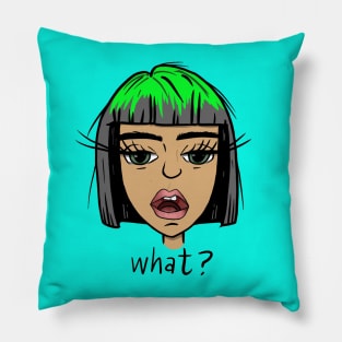 Attitude Girl Pillow