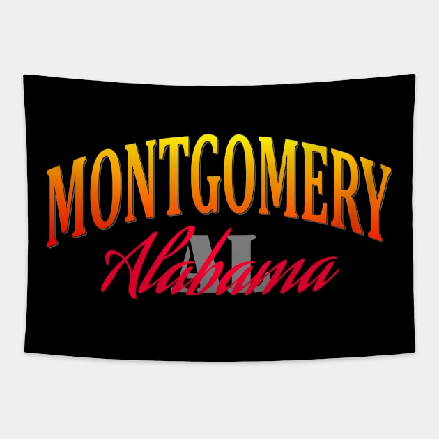 City Pride: Montgomery, Alabama Tapestry by Naves