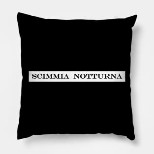 scimmia notturna night monkey Pillow