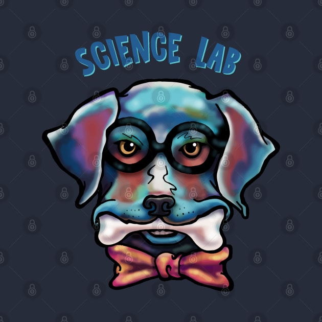 Science Lab Dog by Jitterfly