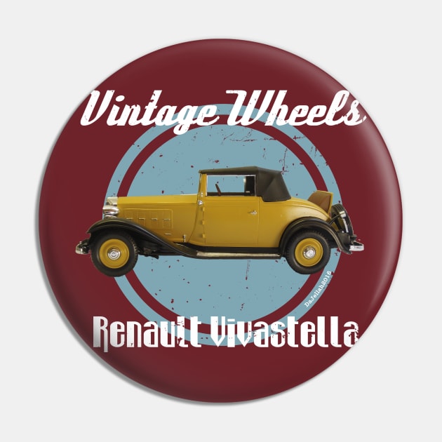 Vintage Wheels - Renault Vivastella Pin by DaJellah