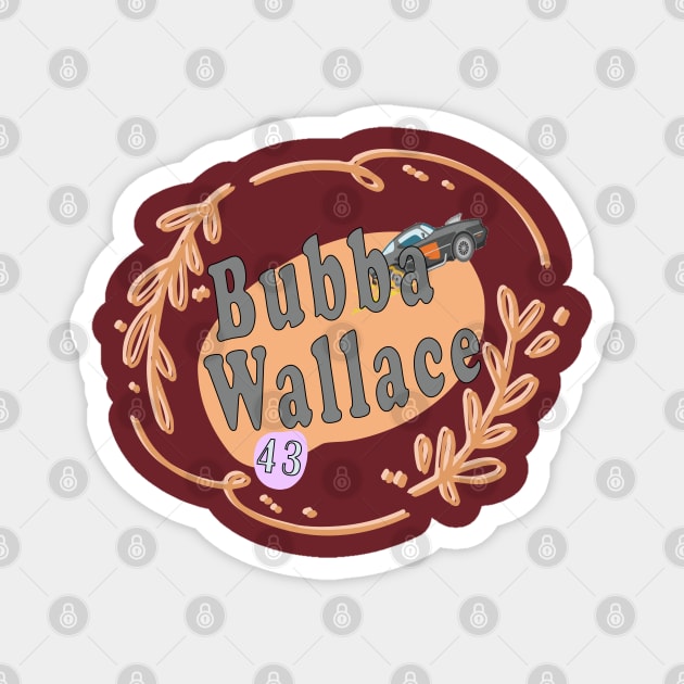Bubba Wallace Magnet by Mako Design 
