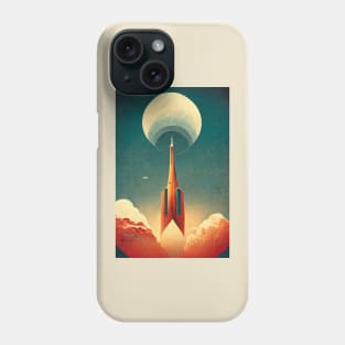 Rocket Launch Retro Phone Case