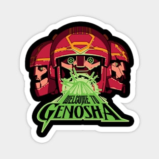 Welcome to Genosha (Sentinels) Magnet