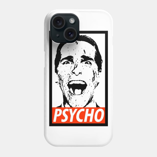 American Psycho Obey Phone Case by scribblejuice