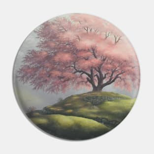 Vintage Sakura Tree Pin
