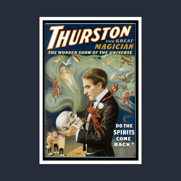 Vintage Magic Poster Art, Thurston the Great by MasterpieceCafe