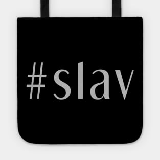 slav hashtag Tote