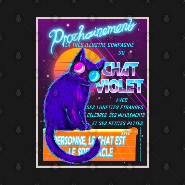 Le Chat Violet (Le Chat Noir Vaporwave Parody) by Marlopoly