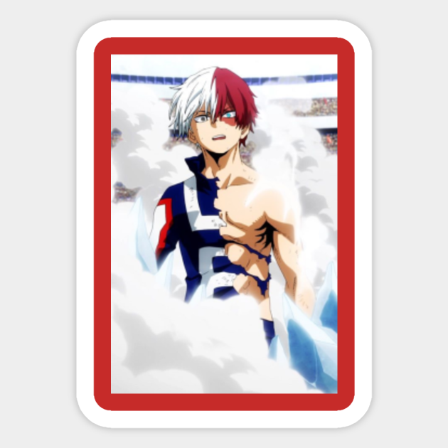 Shirtless Todoroki Sports Festival Shoto Todoroki Sticker Teepublic Au