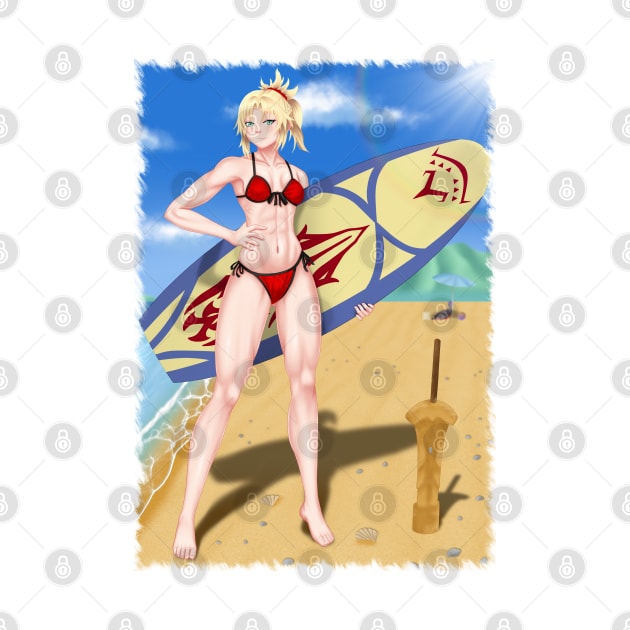 Mordred Summer Background Jagged by Antonydraws