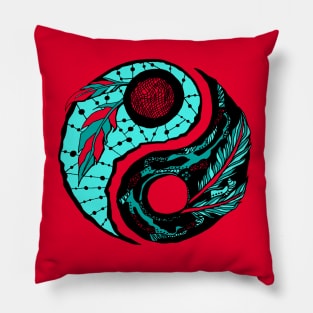 Turqred Yin Yang Pillow