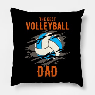 The Best Volleyball dad Pillow