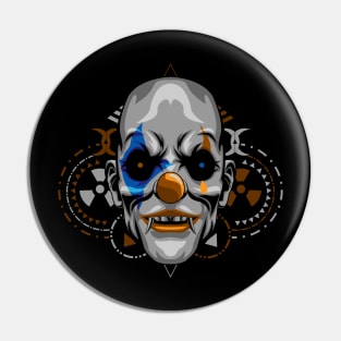 clown head scary Pin