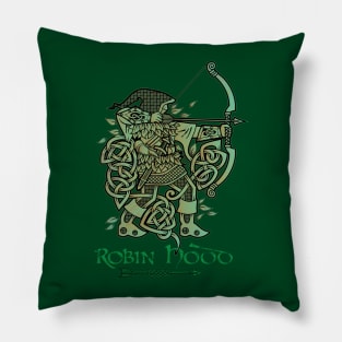 Robin Hood (Green Copper Version) Pillow