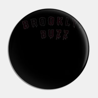 Brooklyn Buzz Black Logo Pin