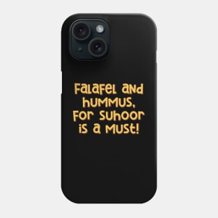 Falafel and Hummus Phone Case