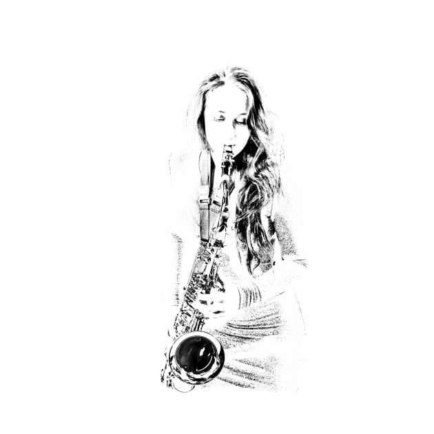 Saxophonist by ansaharju