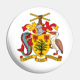 Barbados Coat of Arms Pin