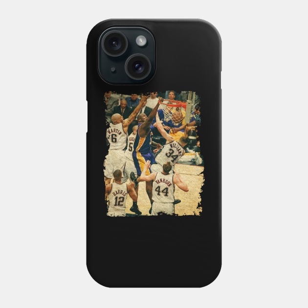 There Was Literally No Stopping Shaq in The NBA Finals Phone Case by Omeshshopart