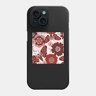 Red Skull Moth Phone Case