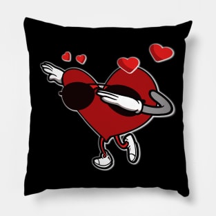 Adorable & Cool Dabbing Heart Pillow