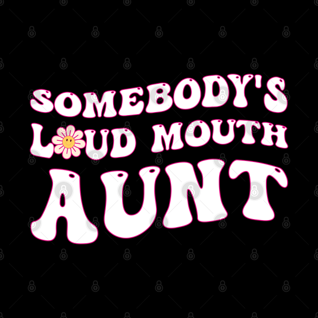 Somebody's loud mouth aunt by chidadesign