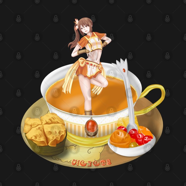 Tsuruno Yui in a Teacup by Antonydraws