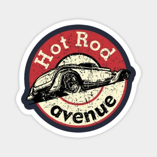 Hot Rod Avenue Magnet