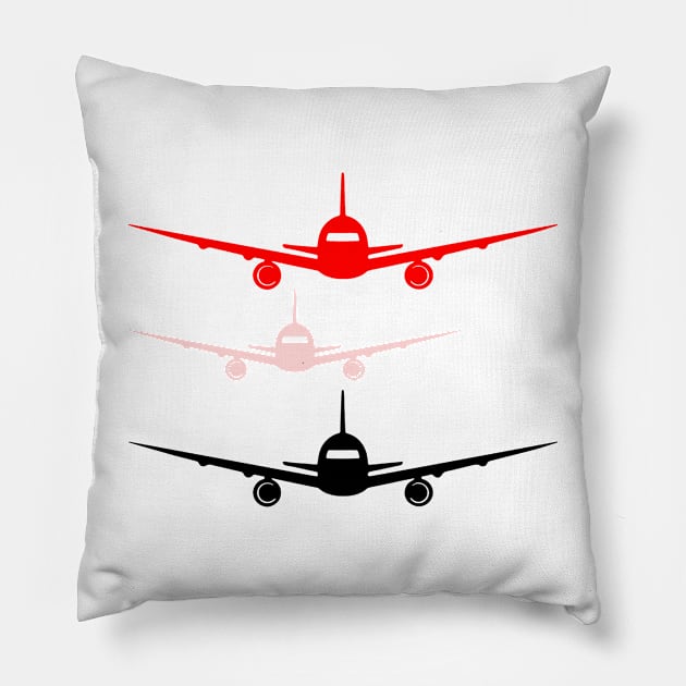 Phonetic Airplane Pilot Pillow by antyadita