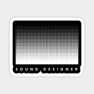 Sound Designer White Magnet