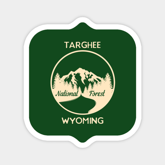 Targhee National Forest Wyoming Magnet by Compton Designs