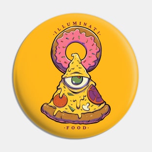 Illuminati Food Pin