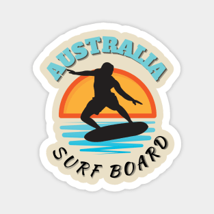 Australia surf board Magnet